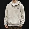 Sudadera con capucha y media cremallera para hombre 2025 Nueva Primavera y Otoño Ropa pesada Marca de moda para hombre talla grande Chaqueta para hombre Primavera