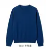 Elegante e feminina blusa de tricô base seamless vermelha de gola redonda e manga longa Yangzi 100% lã para mulheres para outono e inverno