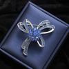 Broche de lapela de alta qualidade casaco casaco laço de alta qualidade elegante elegante moderno acessórios versáteis broche para mulheres