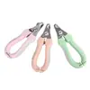 Cortauñas para Mascotas con Deflector Antisalpicaduras, Recortador Profesional de Uñas para Perros y Gatos de Acero Inoxidable, Cortador de Uñas para Mascotas Ahorrador de Esfuerzo para Mascotas Pequeñas y Medianas