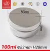 Frasco de crema cosmética labial polvo Bálsamo Bálsamo embalaje caja de aluminio crema de manos cera para el cabello frasco de metal aluminio
