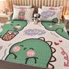 Esterilla de verano de látex de seda de hielo, sábana de tres piezas, aire acondicionado, suave, lavable, para dormitorio de estudiantes, para el hogar