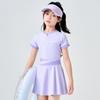 Traje de Banho Infantil Menina 2024 Novo Senso de Alta Qualidade Menina Menino Grande Estudantes do Ensino Fundamental Traje de Banho Conservador Equipamento de Natação