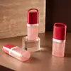 Tubo de Brillo de Labios Semitransparente de Inyección de Gancho Huayi Material de Empaque Personalizado Maquillaje Pintalabios Brillo de Labios Cosméticos HY-5507