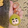 Crayón de durián luminoso lindo de dibujos animados creativo pequeño nuevo llavero colgante pequeño regalo coche mochila muñeca al por mayor