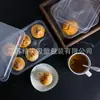 Caja desechable para bollos al vapor rellenos 4 6 caja de embalaje de venta extra Caja de almuerzo para bollos al vapor pequeños pastel de trigo horneado bolsa para sopa caja para llevar caja para fritos
