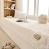 Engrossado para outono e inverno, novo estilo 2026 almofada para bay window, tapete para peitoril de janela, design de luxo leve e de alta qualidade, com bordas drapeadas, versátil e adequado para dormir
