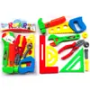 Juguete de herramientas para casa de muñecas de simulación, juego de herramientas, regla de juguete, destornillador, martillo, herramienta para niños