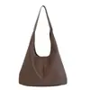 Bolso Tote de Piel Suave de Alta Gama Estilo Coreano para Mujer Verano 2025 Gran Capacidad Retro Simple Bolso de Hombro para el Trabajo