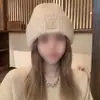 Gorro de lana gruesa con gran circunferencia de cabeza para niños, para otoño e invierno, holgado, cálido, para el frío, con cara grande, para mostrar la cara, tejido pequeño, con protección para las orejas.