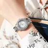 2025 Nuevas Explosiones de Comercio Exterior Moda Patrón Romano Diamante Reloj de Mujer Reloj de Mujer Reloj de Cuarzo Pulsera Reloj de Mujer