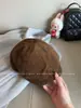 Otoño 2026 Nuevo Estilo Coreano Boina Retro Pana Gorra de Periódico Artística para Mujer Gorra de Pintor Tendencia