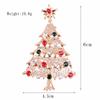 Broche de Natal Lanhao Moda Europeia e Americana Nova Árvore de Natal Sapatos Alce Guirlanda Floco de Neve Sino Broche Feminino