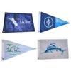 Bandera de señal manual para agua de mar, tamaño 30*45 cm, se puede colocar, bandera de mano azul marino, bandera de comando, ejercicio de idioma, actuación