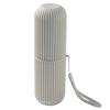 Caixa de Viagem Portátil para Escova de Dentes Conjunto com Copo de Lavar Dentes Armazenamento Simples de Pasta de Dentes e Escova de Dentes Copo de Enxaguante Bucal com Tampa