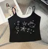 2025 Nuevo Estilo Camisola Hermosa para Niña de Dos Piezas Falsas con Lazo Hueco, Espalda Descubierta, con Copa Fija, Bloqueo de Color, Top Base Ajustado