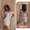 Lencería sexy nuevo camisón lindo con hombros descubiertos para mujer encaje sexy perspectiva seductor pijama fábrica entrega de una pieza