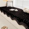 Alfombrilla de terciopelo medio para mirador, Alfombrilla especial de alta gama para mirador de dormitorio principal, Alfombrilla para mirador de balcón, Universal para todas las estaciones, Lavable a máquina