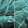 Cor Café Dourado Fio de Cristal Casamento Malha Brilho d'Água Alta Densidade Organza Rígida Tecido de Designer para Roupas Han Feito à Mão