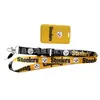 Futebol americano time clube rugby NFL cartão de identificação cartão para pendurar trabalho de exposição crachá porta-cartões cordão