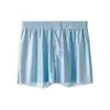 Ropa interior de seda helada para hombre, calzoncillos tipo bóxer de nailon y seda helada, transpirables, para verano, pantalones de cuatro esquinas