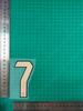 25-26 Coleção de Fã do Barcelona Tamanho Adulto B Número da Camiseta Letra Transferência de Calor Número Adesivo Transferência de Calor Bola