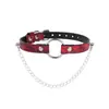 Juguetes Sexuales, Accesorios SM, Collar con Patrón de Piel de Serpiente Gato Temática de Amor, Collar de Cuero PU Portátil para Mujer, Venta Directa de Fábrica