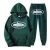 Sudadera con Estampado de Patrón de Prisión Demoníaca Clint419 Europeo y Americano Conjunto de Forro Polar para Hombre Venta al por Mayor Suelto Estilo Nuevo