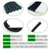 Manguera de Silicona con Hilo de Algodón Trenzado Exterior, Manguera de Silicona Resistente a Altas Temperaturas, Suave, Resistente al Desgaste, Resistente al Desgarro, Resistente a Altas Presiones, Manguera de Silicona Inodora