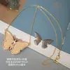 Loja de Materiais Artesanais Novos Acessórios Estilo Chinês Suporte Vazio Patch DIY Base de Pingente de Lua Artesanal Colar Crescente