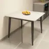 Conjunto de Mesa e Cadeiras de Pedra Quadrada para Sala de Jantar para Casa, Luxo Leve, Simples, Moderno, Mesa de Jantar Quadrada para Apartamentos Pequenos, Mesa Simples