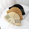 Sombrero de Pescador Tejido Delgado de Moda Estilo Coreano para Mujer, Primavera y Verano, Adelgazante de Rostro, Sombrero de Cubo Versátil Casual Tejido Hueco
