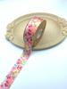 Fita de poliéster com impressão digital floral nova de 3,8 cm, fita criptografada de flor, fita antiga, acessórios de fita DIY feitos à mão
