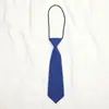 Corbata pequeña para estudiante de color sólido estilo japonés coreano, negro, rojo vino, para hombre y mujer, uniforme, pajarita, flor para solapa de traje, Ins