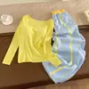 Top com bojo fixo no peito, calça de modal, algodão nuvem, pijama de primavera e outono, roupa de casa casual estilo coreano rosa