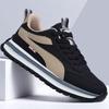 Sapatos Masculinos 2025 Primavera Novos Sola Grossa Malha Respirável Leve Sola Macia Moda Tênis Pai Tênis Esportivo Casual