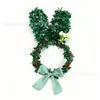 Amazon Transfronterizo Producto Nuevo Guirnalda de Orejas de Conejo de Pascua Guirnalda de Conejo Luminosa LED Colgante de Puerta Decoración del Hogar