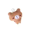 Gato Preto Fofo Coreano com Cauda Urso Marrom Macio Fofo Boneca de Pelúcia Pingente Figura Criativa de Alto Valor Presente Ornamento