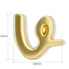Superficie de Espejo de Cobre Nueva Transfronteriza Colgante de 26 Letras Inglesas Collar Pulsera Pendientes DIY Accesorios Simples Versátiles