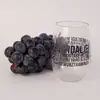 Copa de Vino Tinto, Copa de Vino de Plástico con Forma de Huevo, Elegante Taza de Estilo Americano con Rayas Verticales de Grado Alimenticio, Fácil de Transportar, Copa Roja de Fondo Plano Estilo Francés