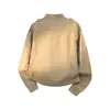 Jaqueta Longa com Caimento Retro Workwear Americano com Zíper Solta Preguiçosa Versátil Diária Confortável Outono e Inverno Nova