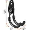 Gancho para Bicicleta Pesada de Biblioteca Transfronteiriça Gancho Pesado para Jardim Ferramenta Pesada Gancho de Metal Acessórios de Ferramentas para Armazenamento na Parede Venda por Atacado