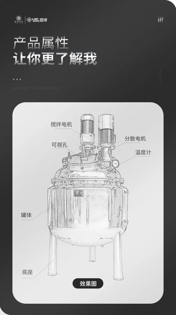 南洋反应釜——蒸汽乳化搅拌z_02.