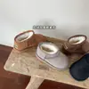 Zapatos de Invierno Nuevos para Niños TS Zapatos de Algodón de Terciopelo de un Solo Paso para Niños Niñas Botas de Nieve Deportivas Anti-Piel