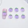 Verano Transparente Fruta Artificial Dibujos Animados Decoraciones para Uñas Resina DIY Accesorios Pequeños Pegamento en Crema Pinzas para el Cabello Decoraciones para Uñas