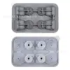 Molde de Silicona para Cubitos de Hielo de Gato Más Vendido Transfronterizo, Caja para Hacer Hielo Casera, Molde de Bola de Hielo de Gatito 3D, Molde para Cubitos de Hielo Famoso en Internet