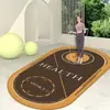 Tapete de Yoga Antiderrapante para Crianças, Uso Doméstico, Tapete Esportivo Espesso para Fitness, Padrão Geométrico, Corda de Pular Antiderrapante, Absorção de Choque, Tapete de Piso com Isolamento Acústico