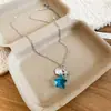 Verão Fresco~ Colar de Conchas com Contas Dopamina à Beira-Mar, Corrente Doce para Clavícula Estilo Férias Estrela do Mar, Nova Corrente para Pescoço