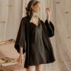 Pijamas femininos 2024 nova moda verão seda gelo camisola sexy tipo sling fino conjunto de duas peças roupa de casa