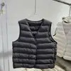 Colete 90% pluma de ganso branca, estilo curto feminino, nova coleção outono/inverno, gola V leve, camada interna fashion, H091402
